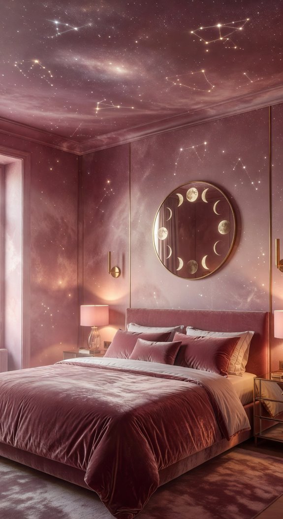 dusty rose champagne gold elegance