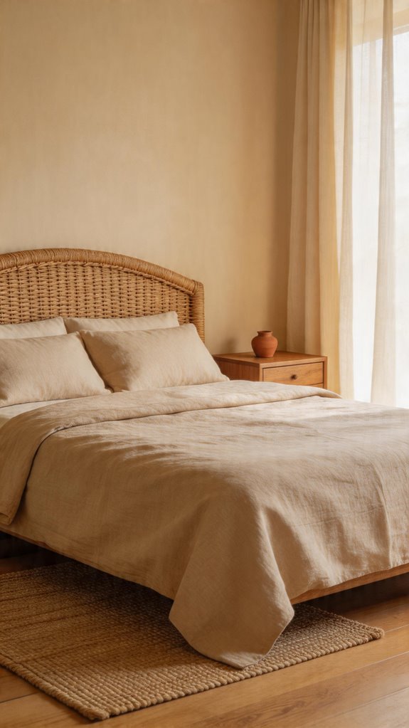 earthy textures warm neutrals organic materials