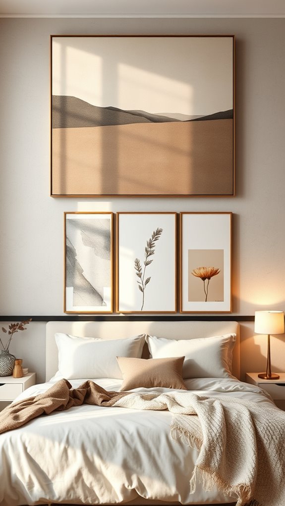 eclectic gallery wall palette