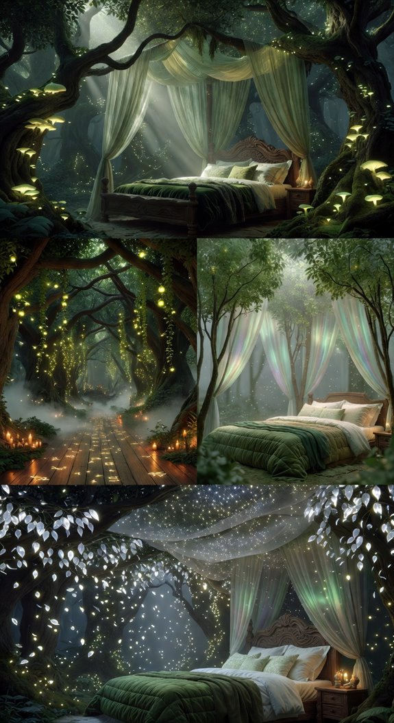 enchanted canopy bedroom forest core