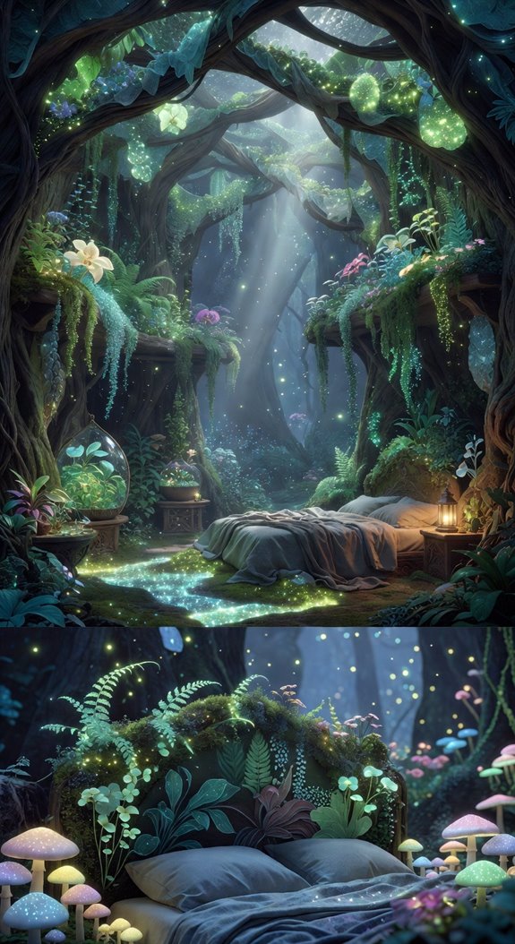 enchanted forest interior sanctuary