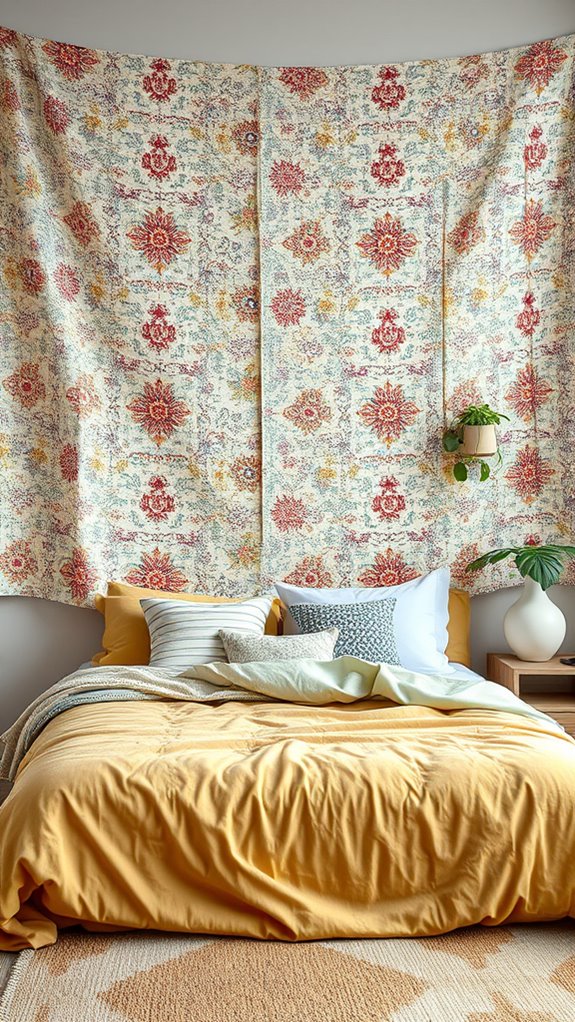 fabric tapestries transform walls effortlessly
