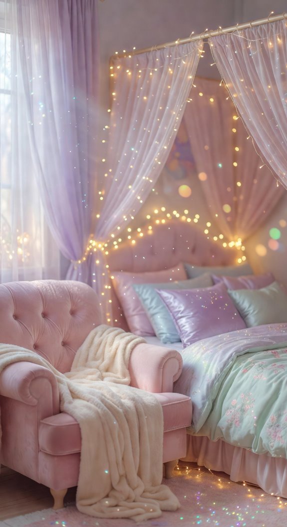 fairy lights create magical ambiance