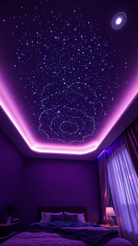 fiber optic star ceiling illumination