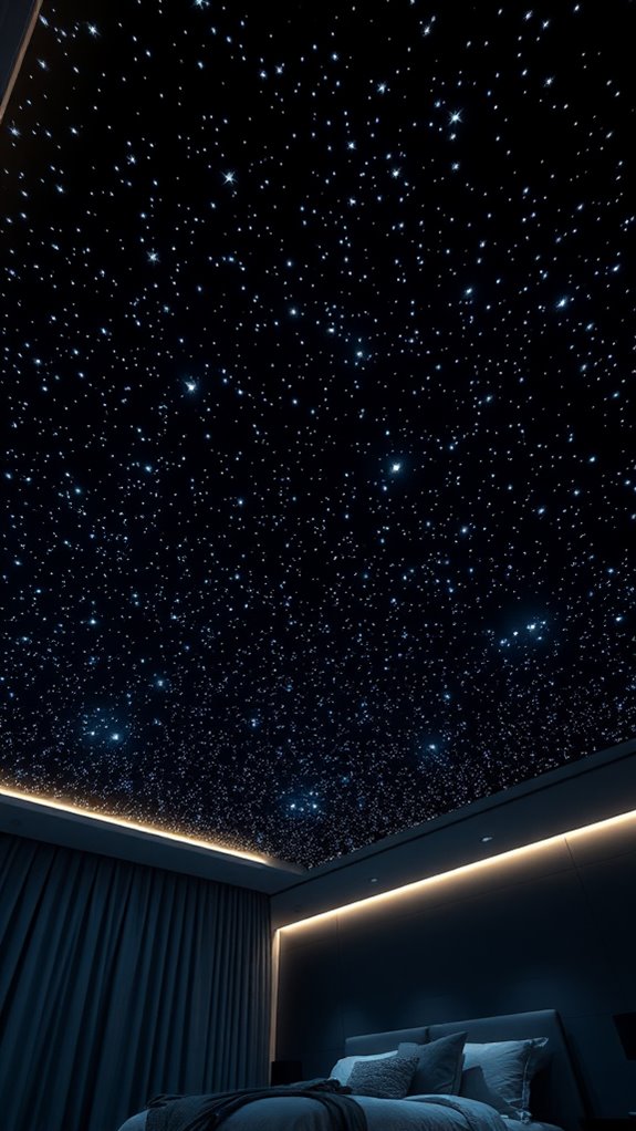 fiber optic star ceiling panels