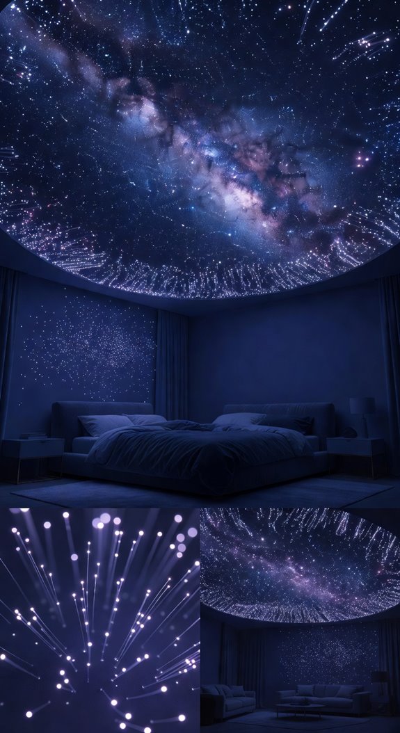 fiber optic twinkling ceiling stars