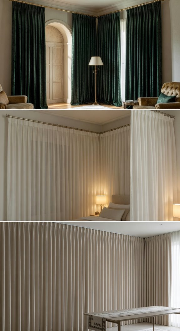 floor to ceiling drapes elevate rooms
