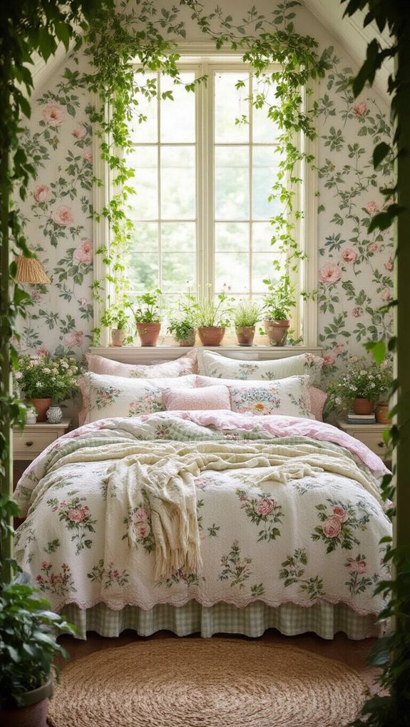 floral bedding garden inspired retreat