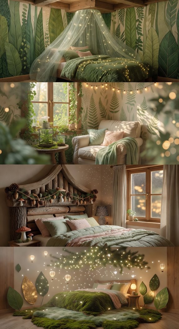 forest inspired earthy cozy retreat