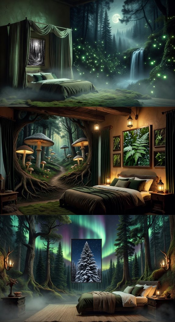 forest mural gallery woodland prints