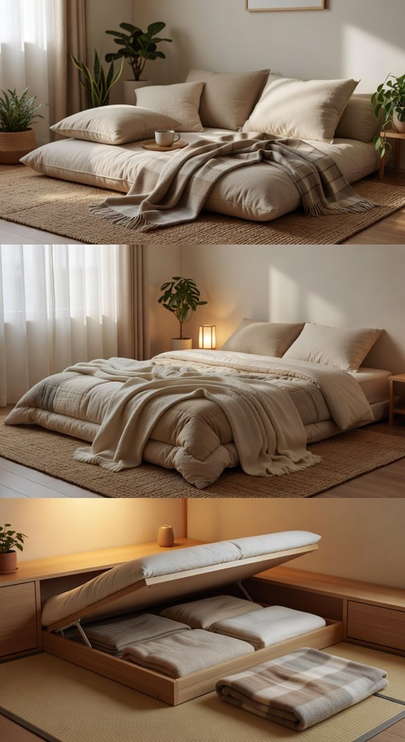 futon dual purpose seating bed