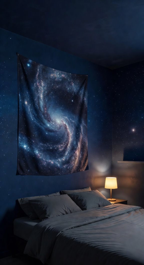 galaxy tapestry enhances perceived space fullness