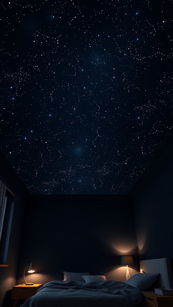 glow in the dark constellation ceiling decals