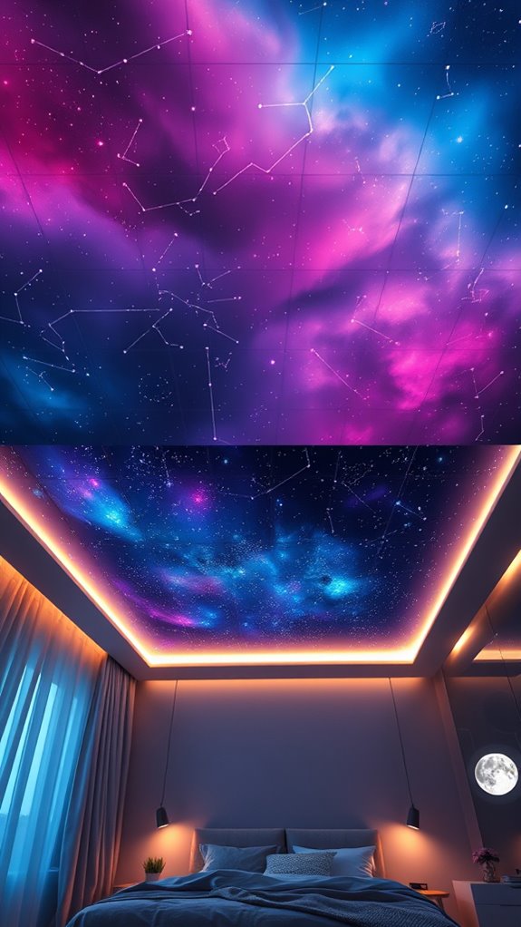 glow in the dark constellation ceiling