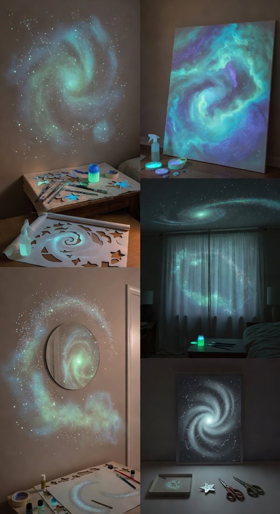 glow in the dark personalized star map