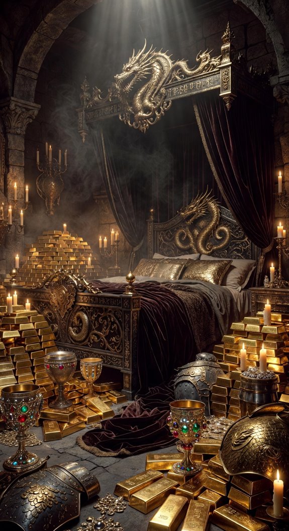 golden hoard metallic opulence