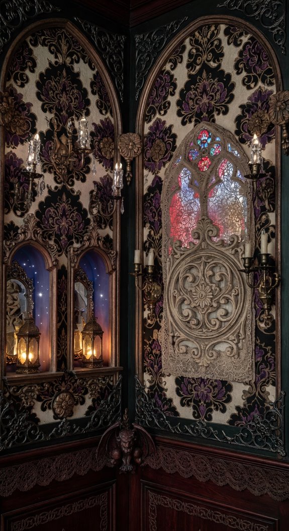 gothic decor with opulent detailing