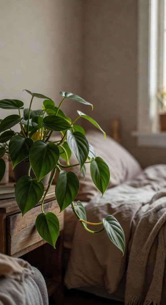 heartleaf philodendron fast low light infrequent watering