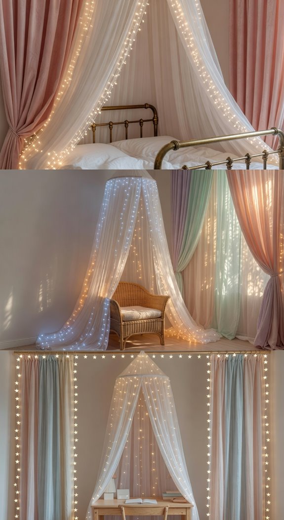 hidden diffused canopy lighting technique