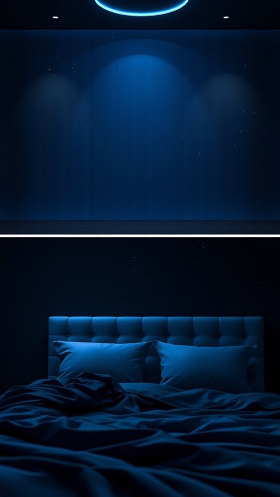 indigo to black seamless ombre gradient