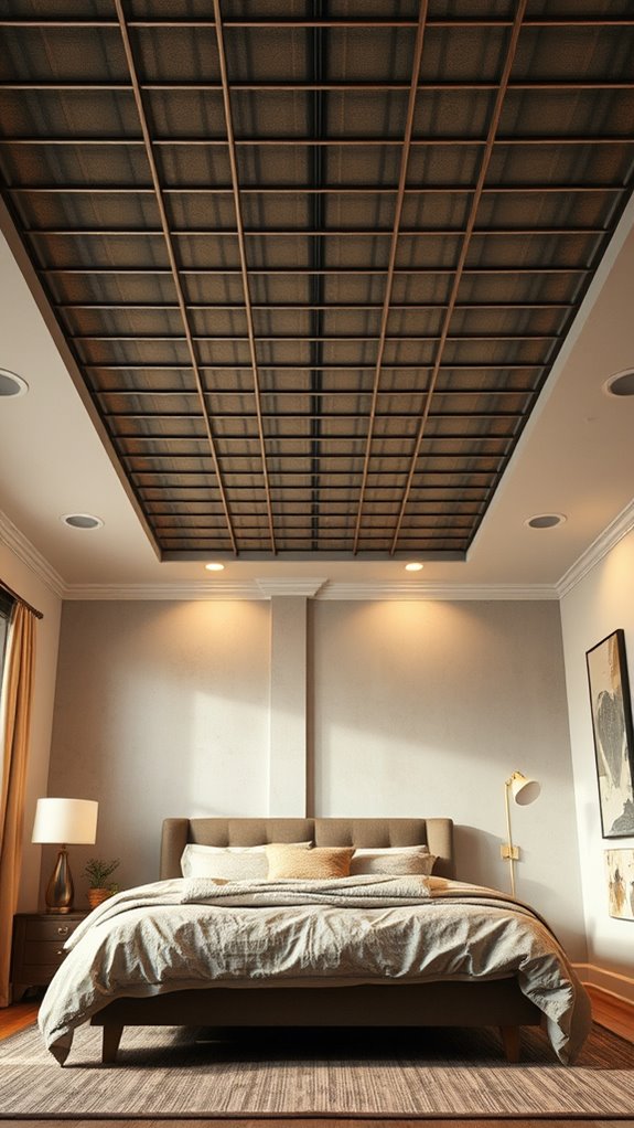 industrial grid ceilings raw architectural edge