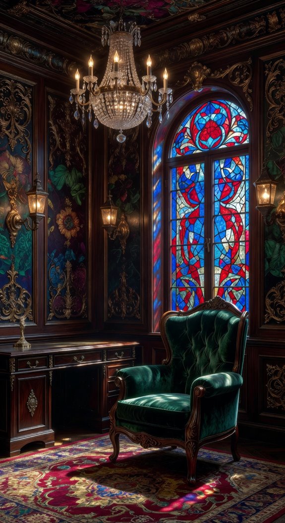 jewel toned victorian color inspiration