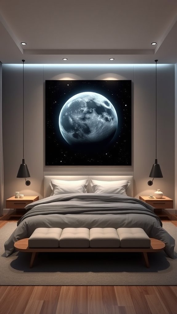 large planet canvas anchors wall design
