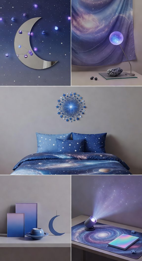 layered galaxy decor depth spaced