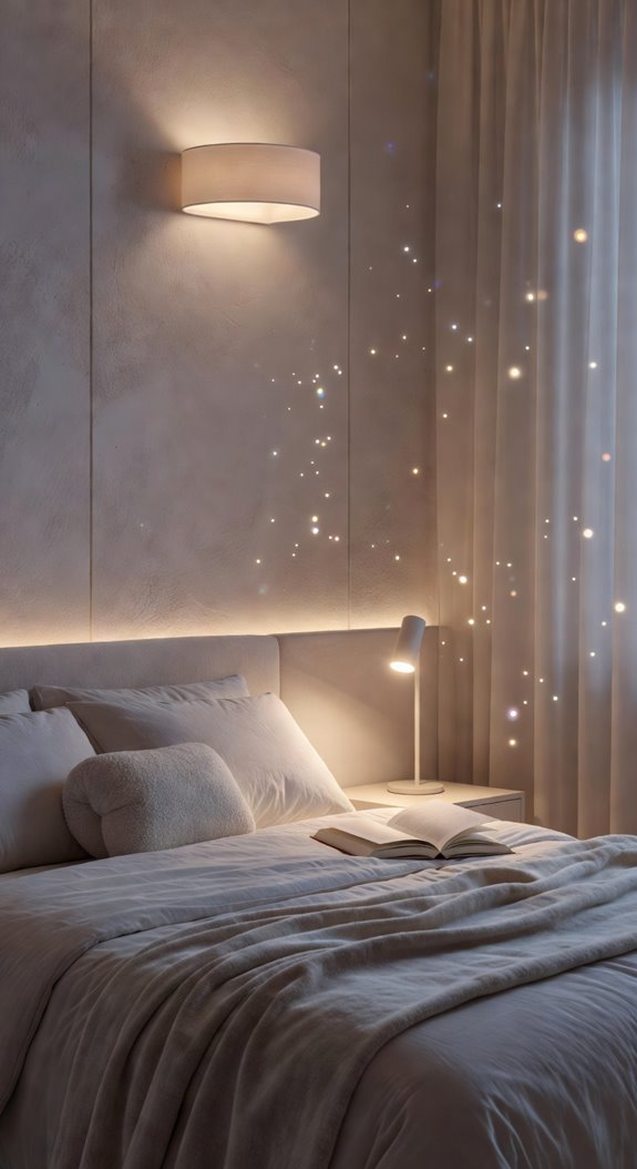 layered lighting for tranquil ambiance