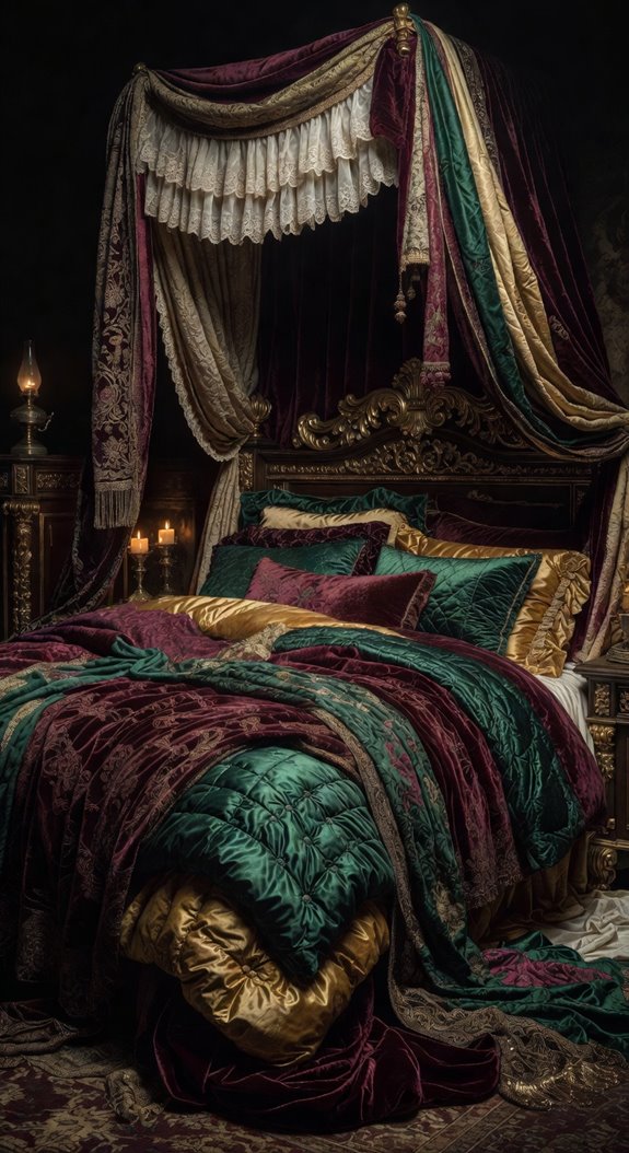 layered victorian textile opulence