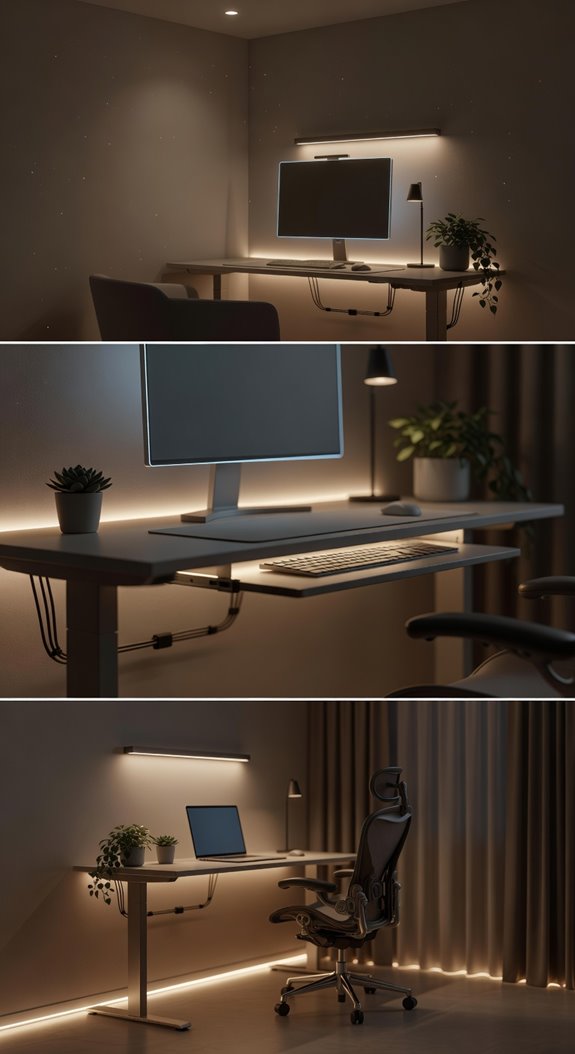 led task lights wall sconces for focus