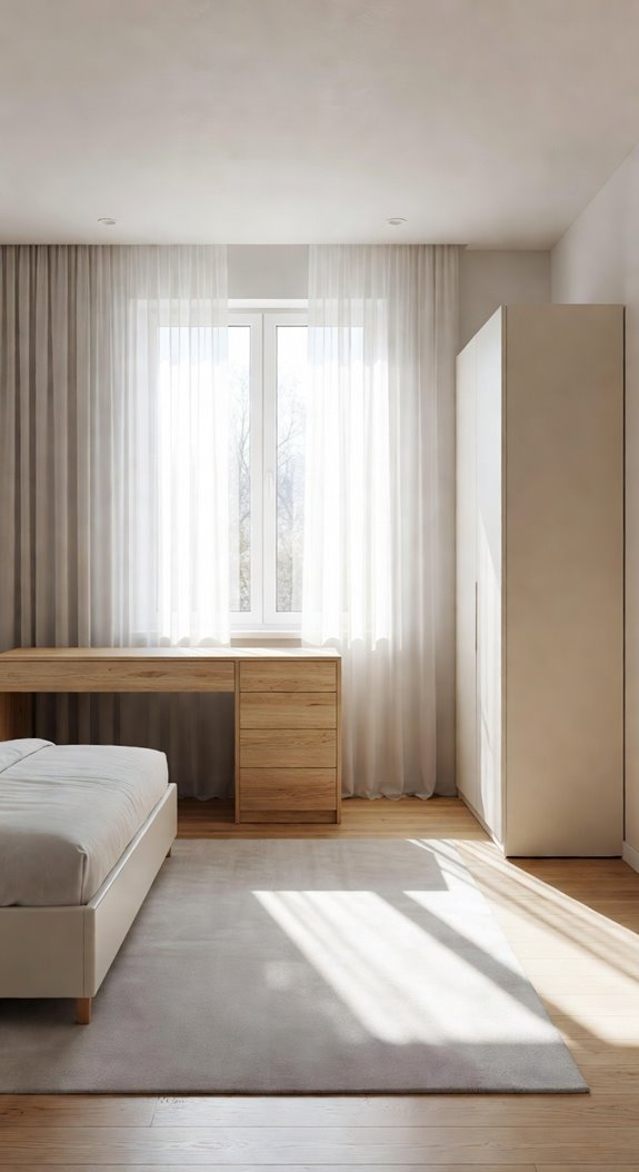 lighten furniture to brighten space
