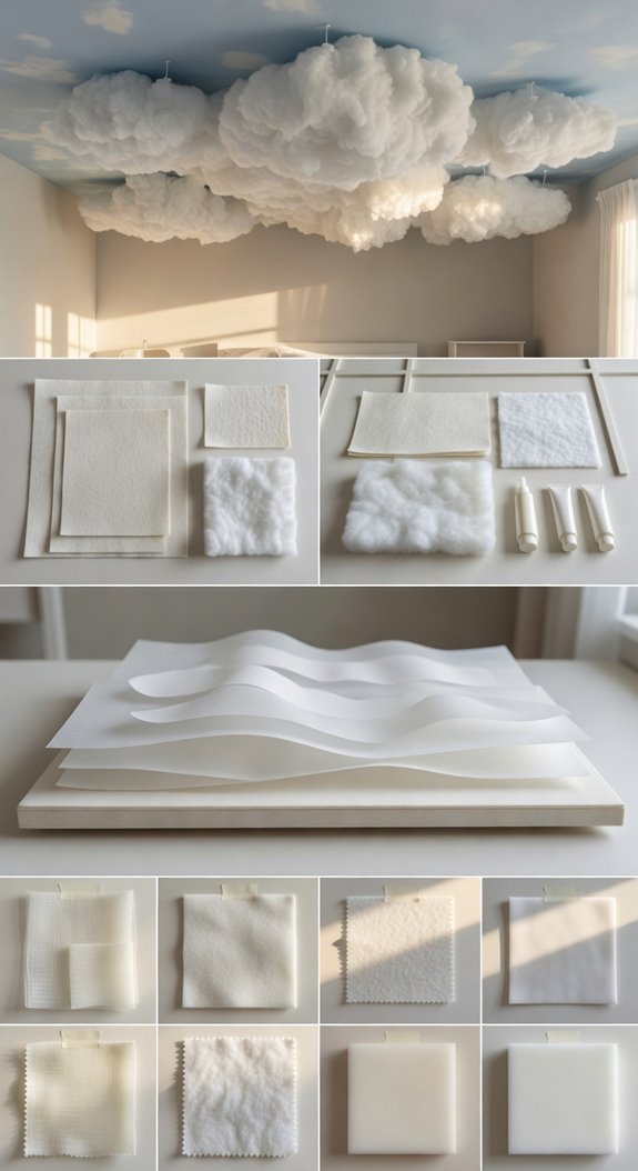 lightweight fabrics diffuse denser materials deepen