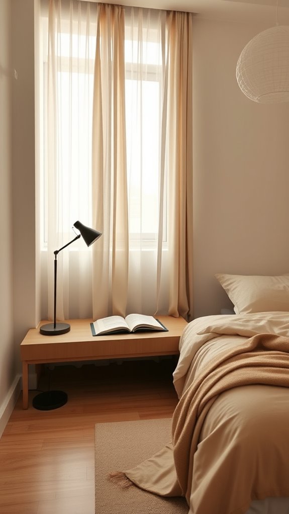 low profile japandi reading pad