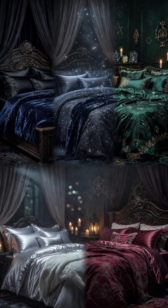 luxurious jewel toned velvet layering