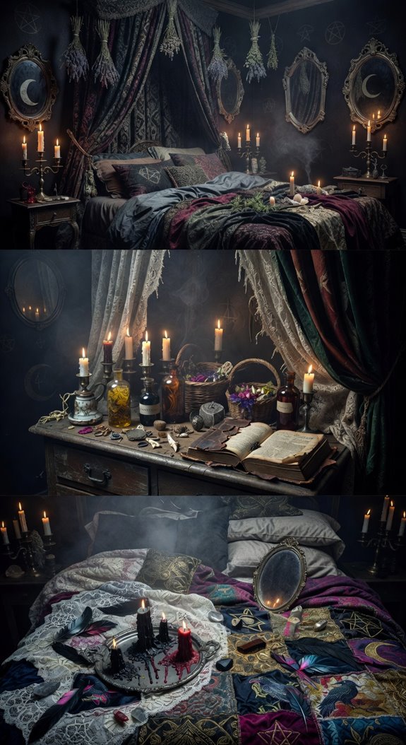 luxurious layered occult interiors