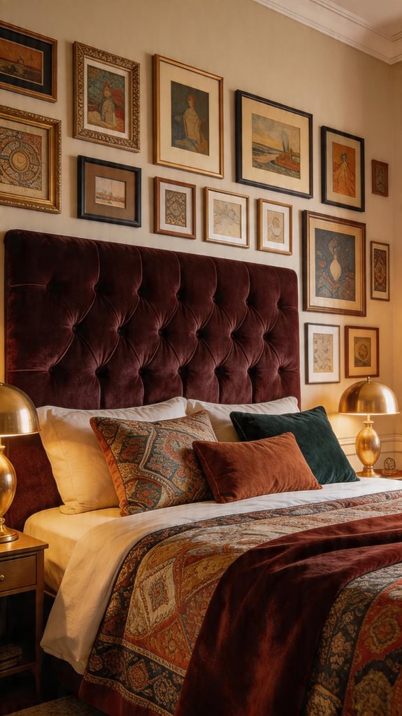 luxurious maximalist bedroom sanctuary