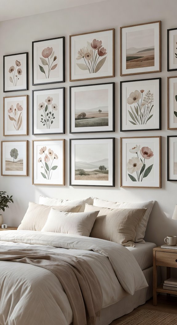 matching frames unify affordable art