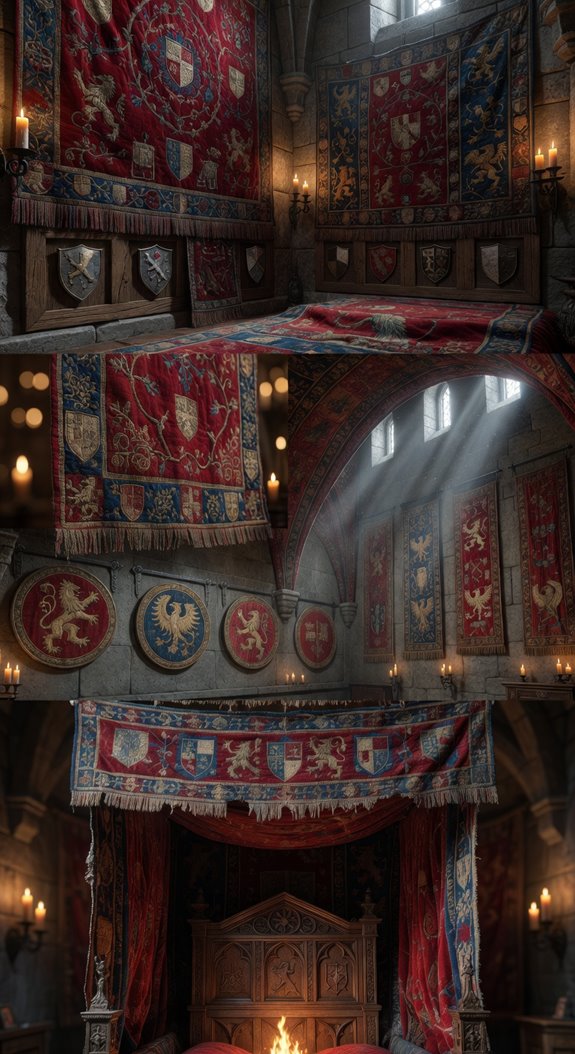 medieval tapestries heraldic grandeur