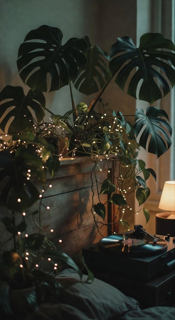 midnight garden plant sanctuary ambience