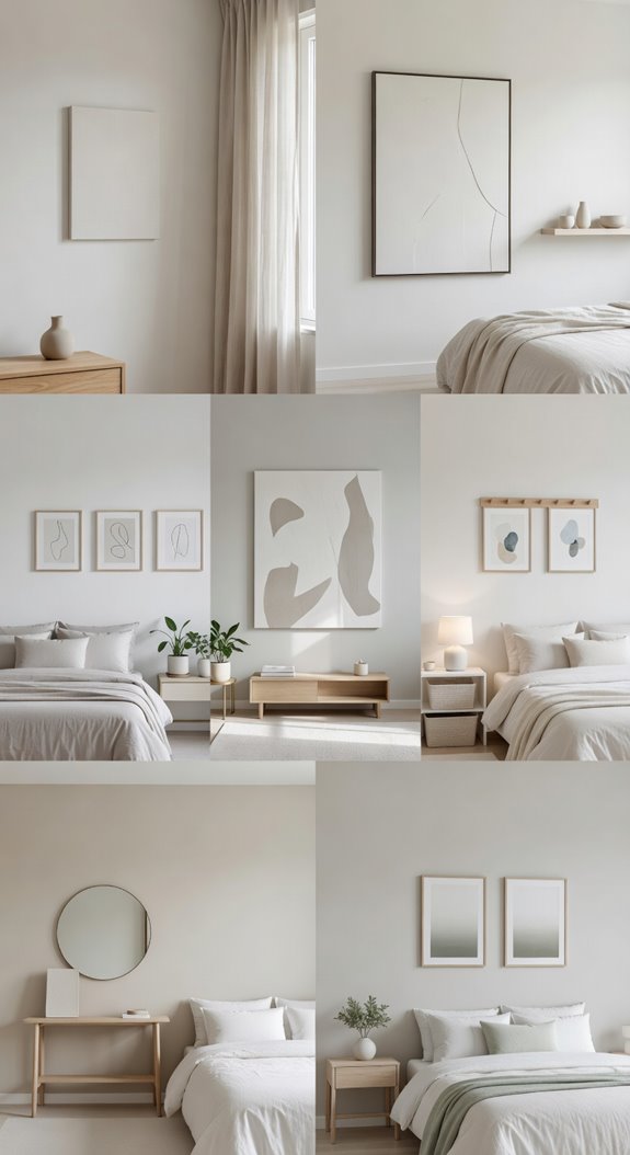 minimal neutral wall art