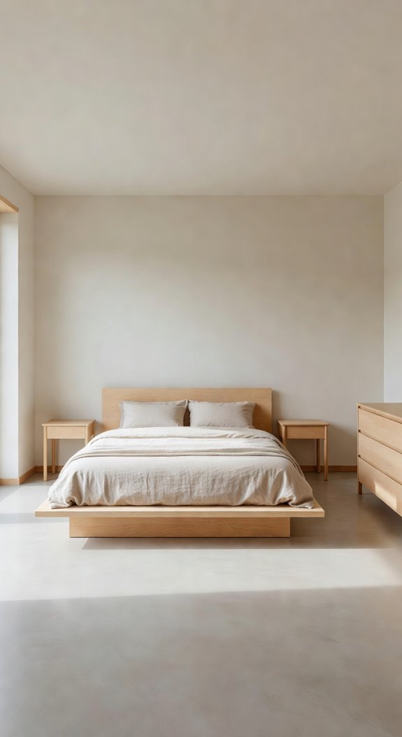 minimalist furniture functional low profile neutral