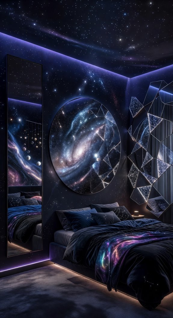 mirror doubles galaxy aesthetic depth