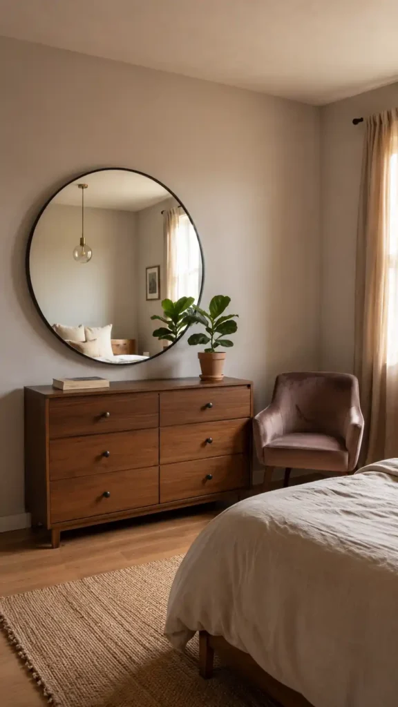 mirror to brighten small room