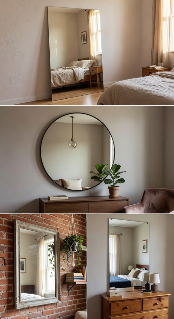 mirror to brighten small room
