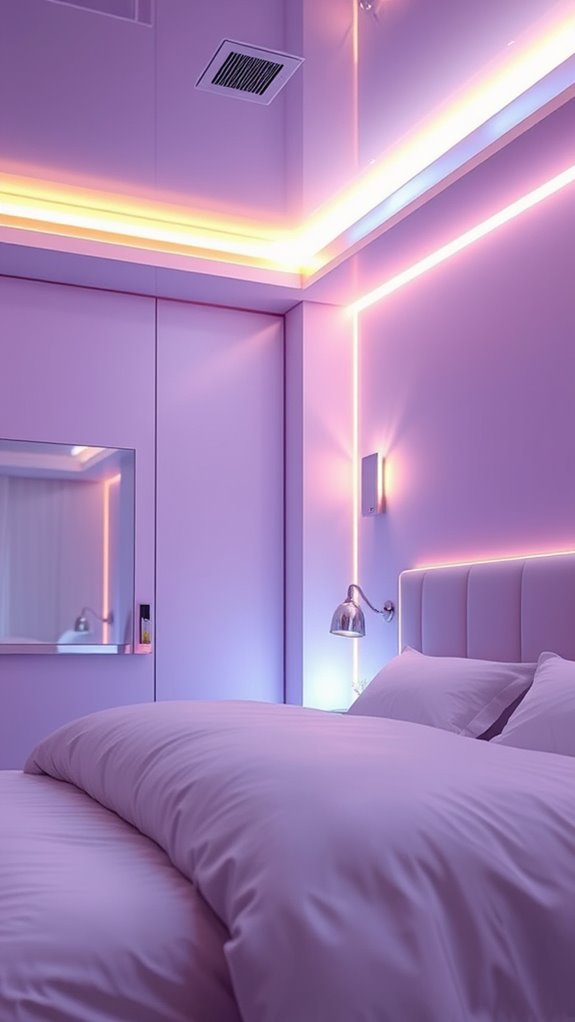 modern minimalist lighting layering