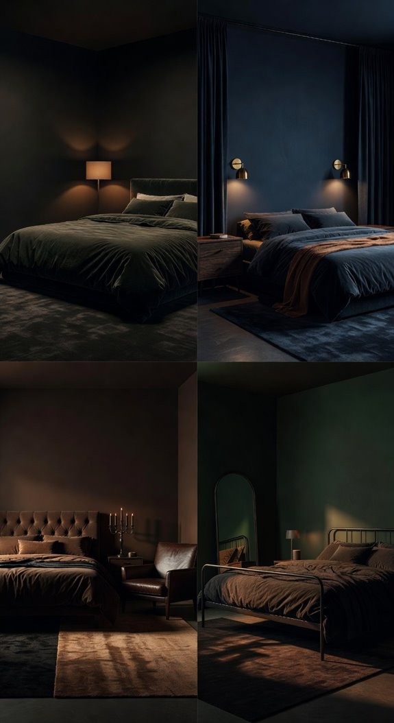 moody walls dramatic hues