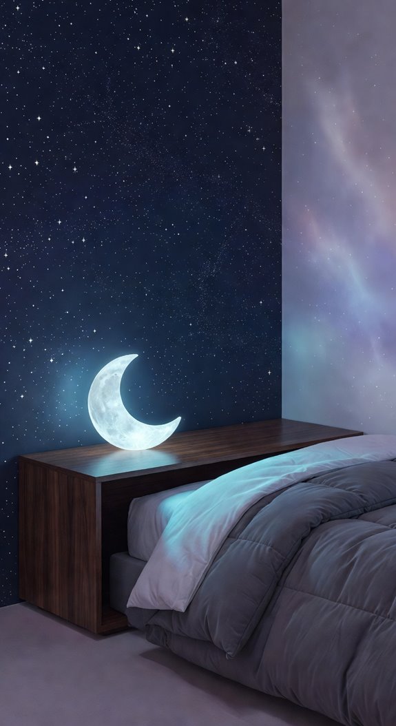 moon lamps cast soft lunar glow