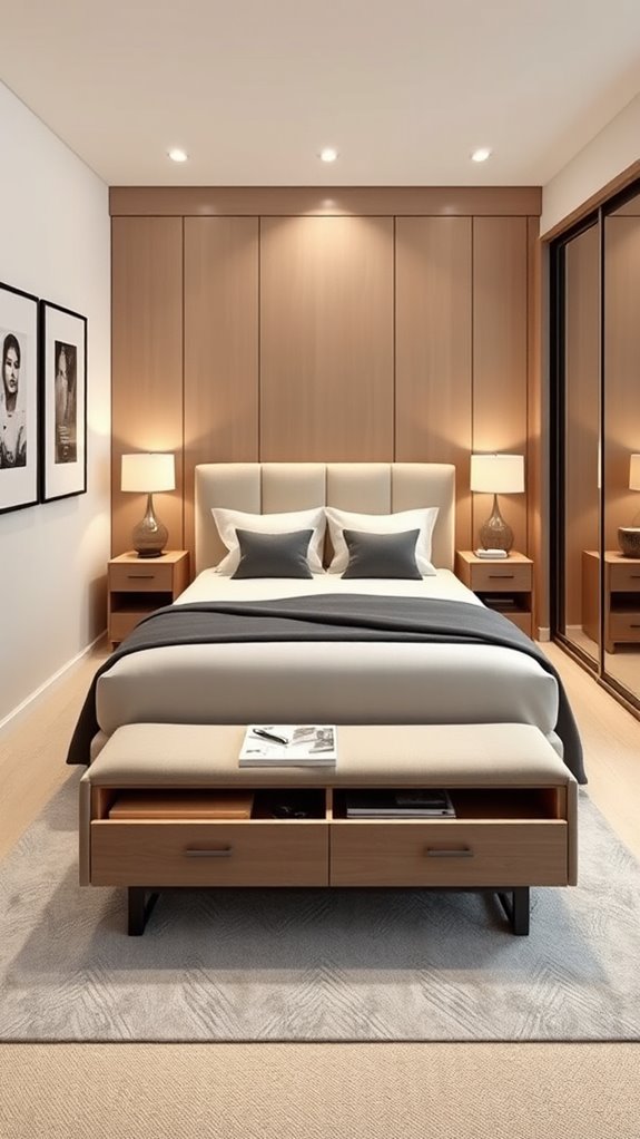 multi functional clean lined japandi furniture