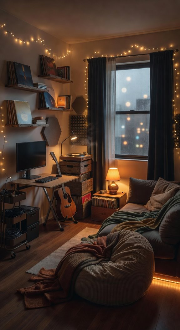 multifunctional light filled cozy studio